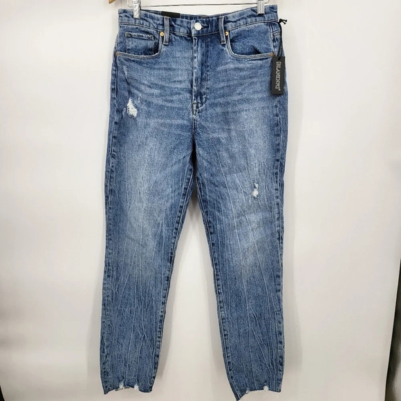 Blank NYC Womens Sz 29 The Lafayette Out of Body Jean Distressed NEW - Picture 1 of 15